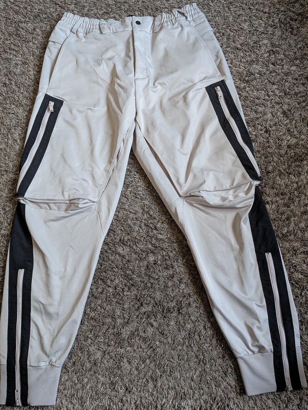 Air Jordan 23 Engineered Pants Moon Particle Zippered 30" Cargo Pants Men's L